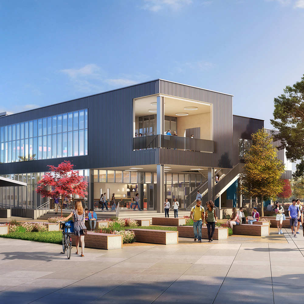 Los Altos High School Rendering