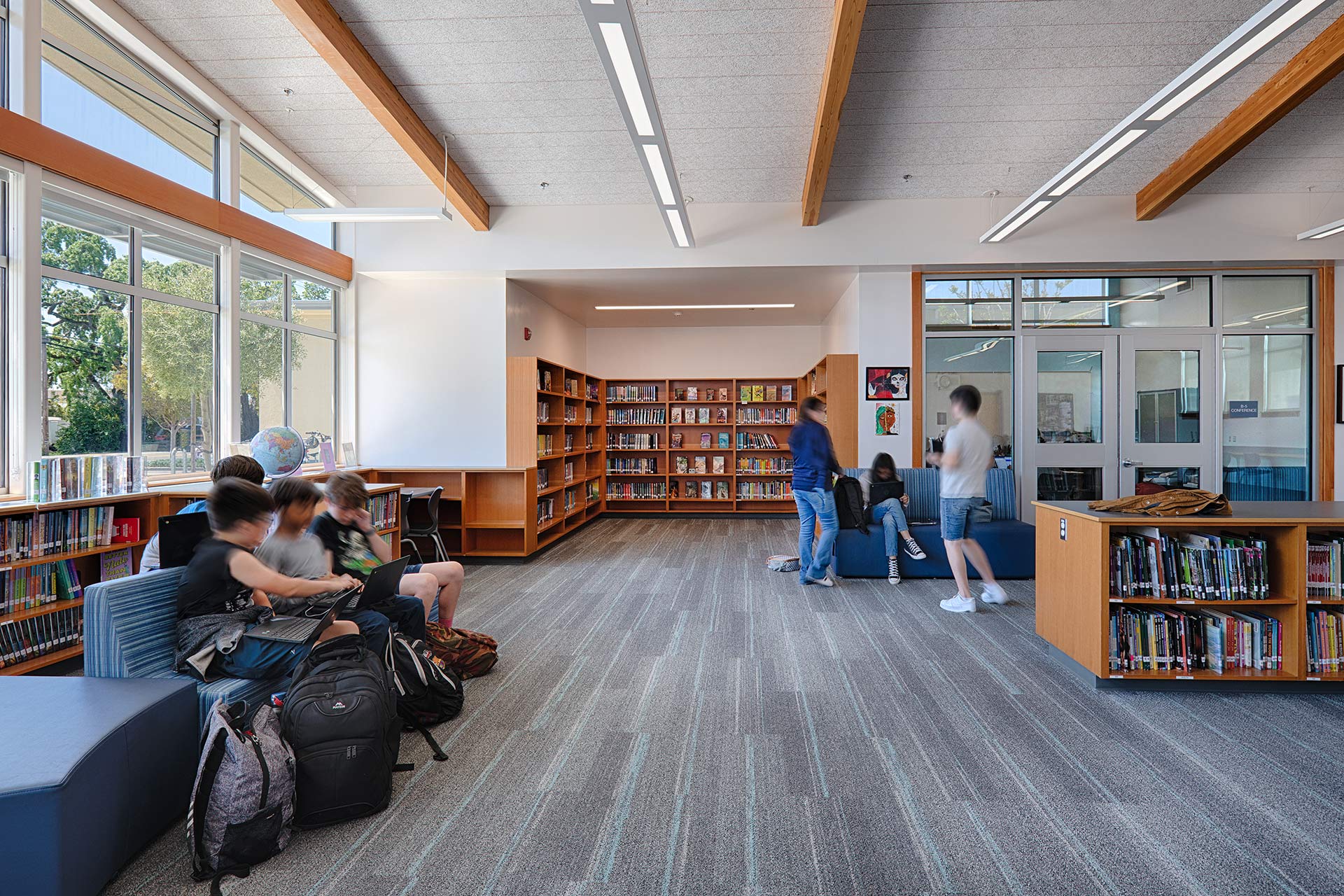 Unidos Middle School Library