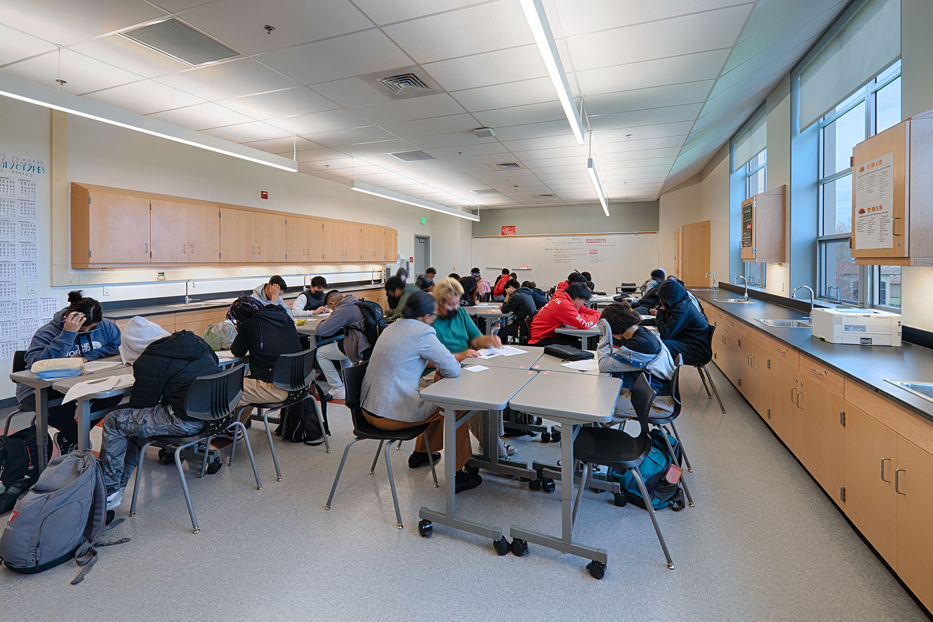 Vallejo High School Science Classroom