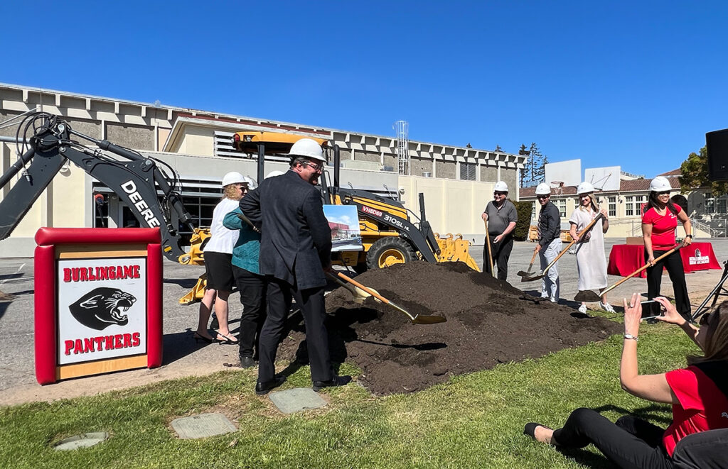 Burlingame High School Gym Groundbreaking