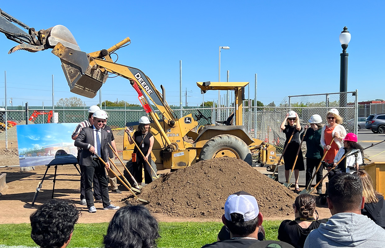 San Mateo Union High School District Celebrate Groundbreakings – QKA