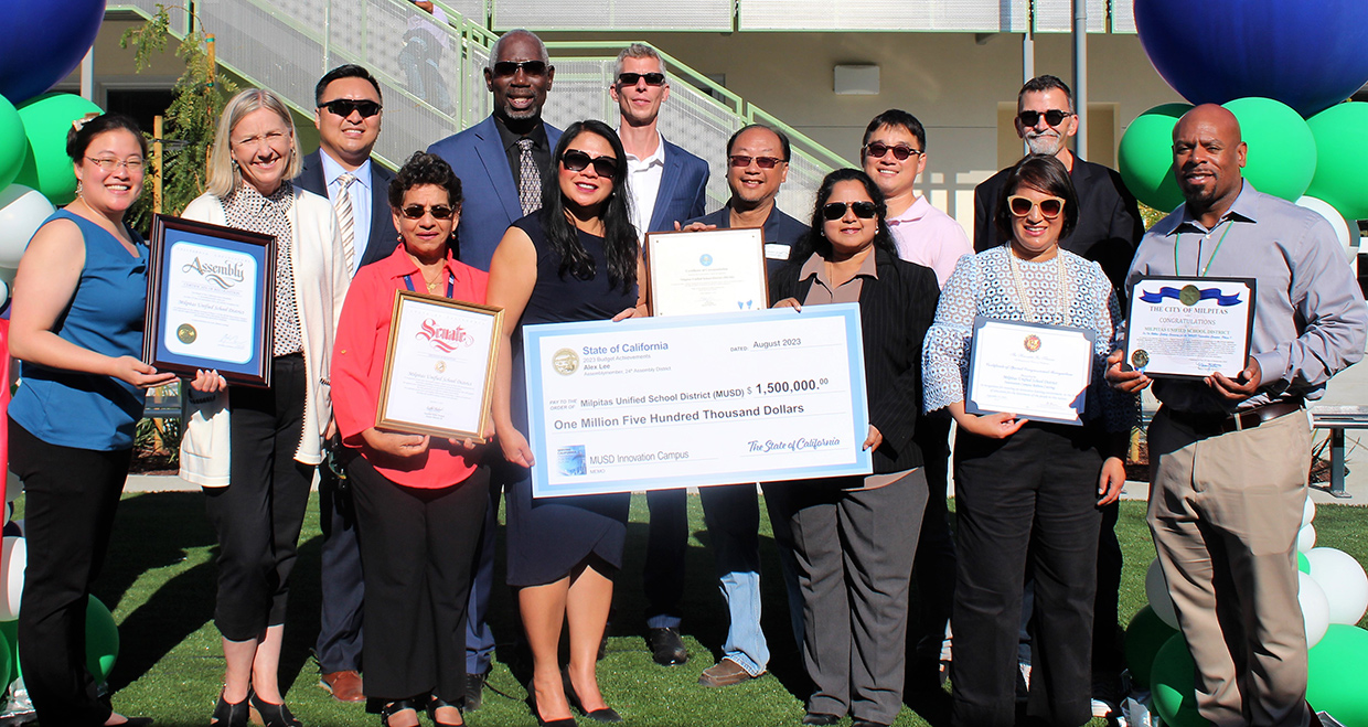 Milpitas USD Innovation Campus - Ribbon Cutting