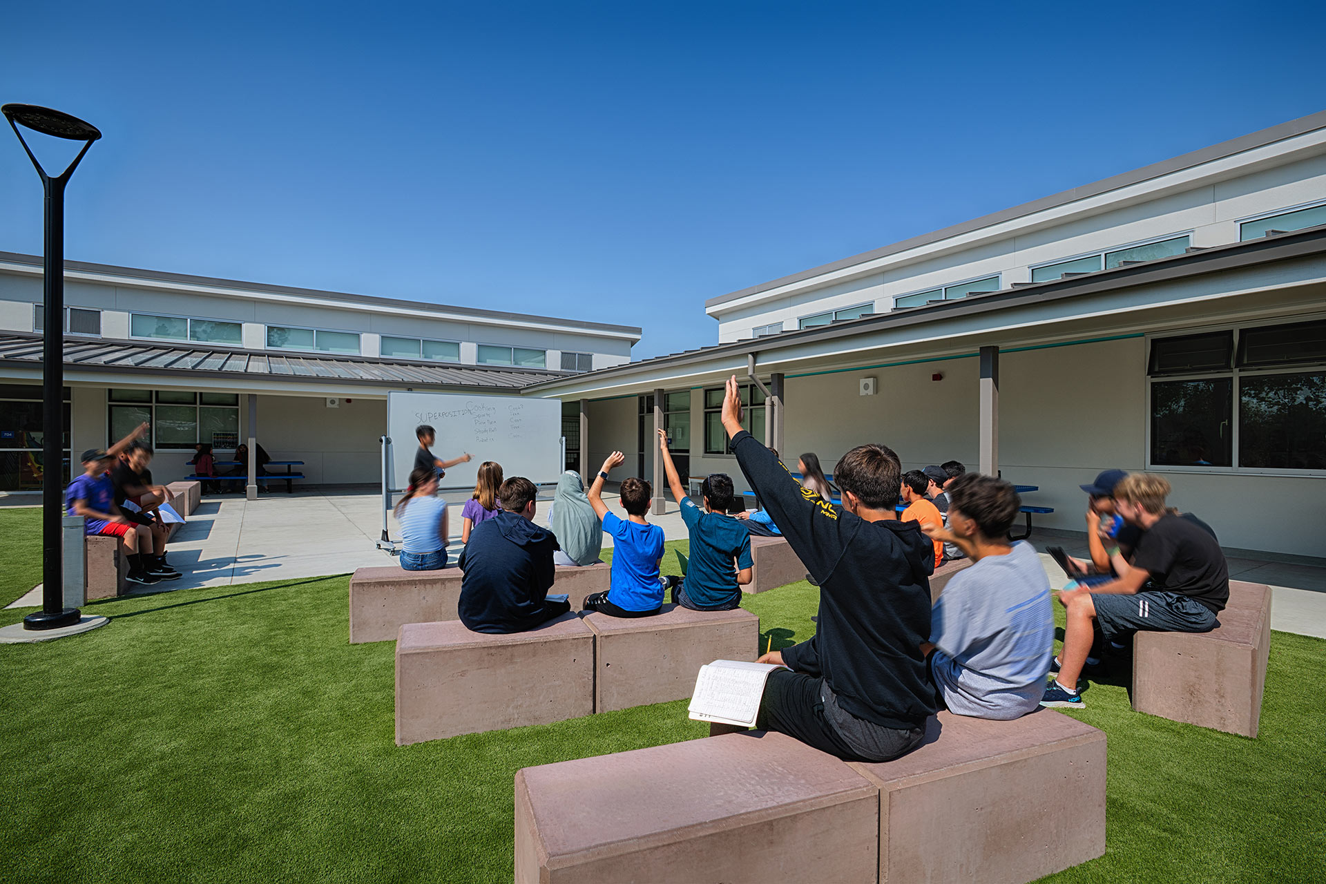 Bay Farm School Courtyard