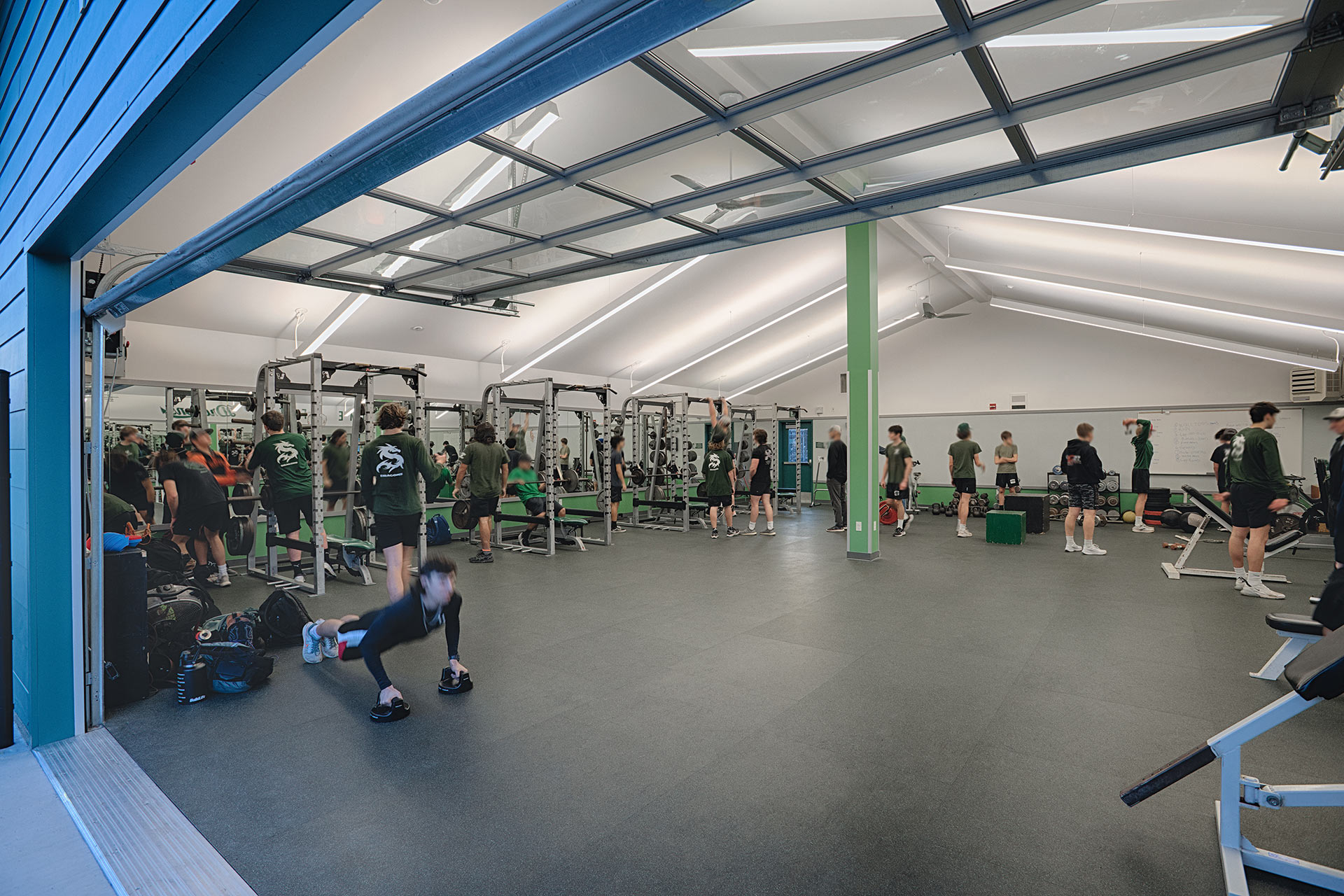 Sonoma Valley High School Aquatic Center Weight Room Interior