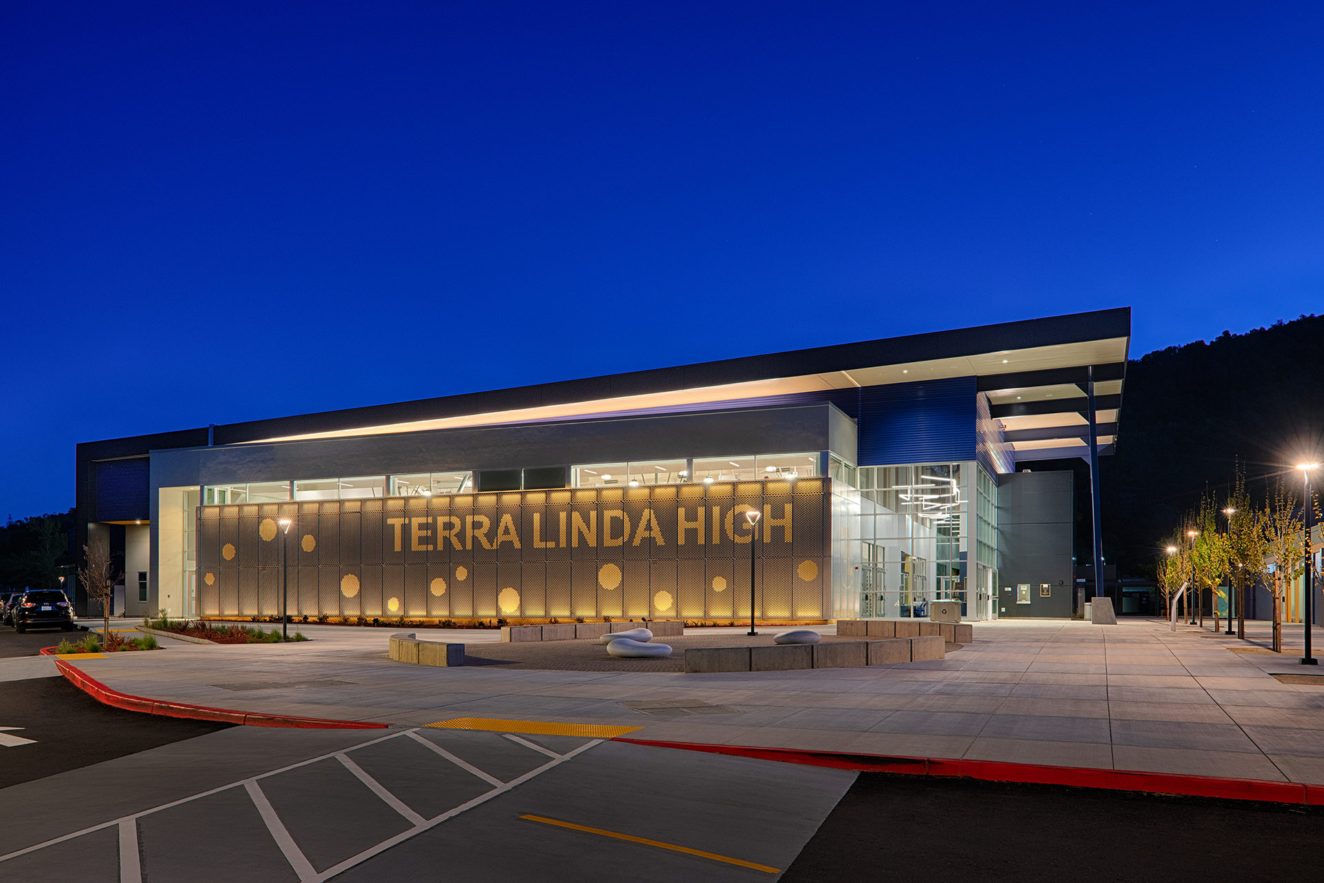 Terra Linda High School Gym Exterior