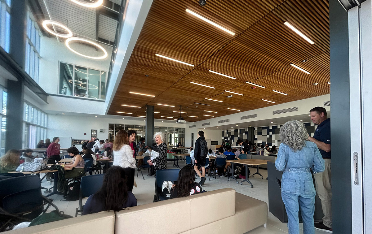 Los Altos High School - Student Services Building, Interior - Ribbon Cutting Event