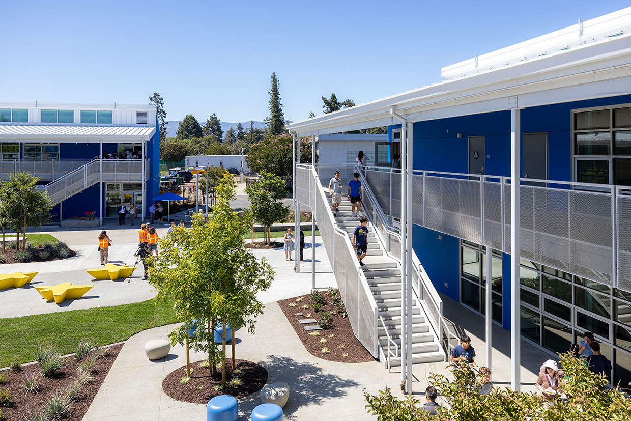 Sunnyvale MS Folia Classroom Building Ribbon Cutting