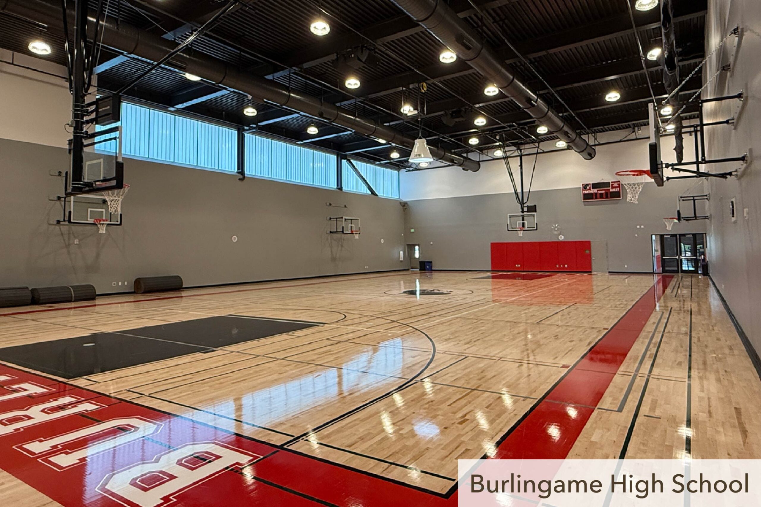 Burlingame High School Gym Ribbon Cutting event