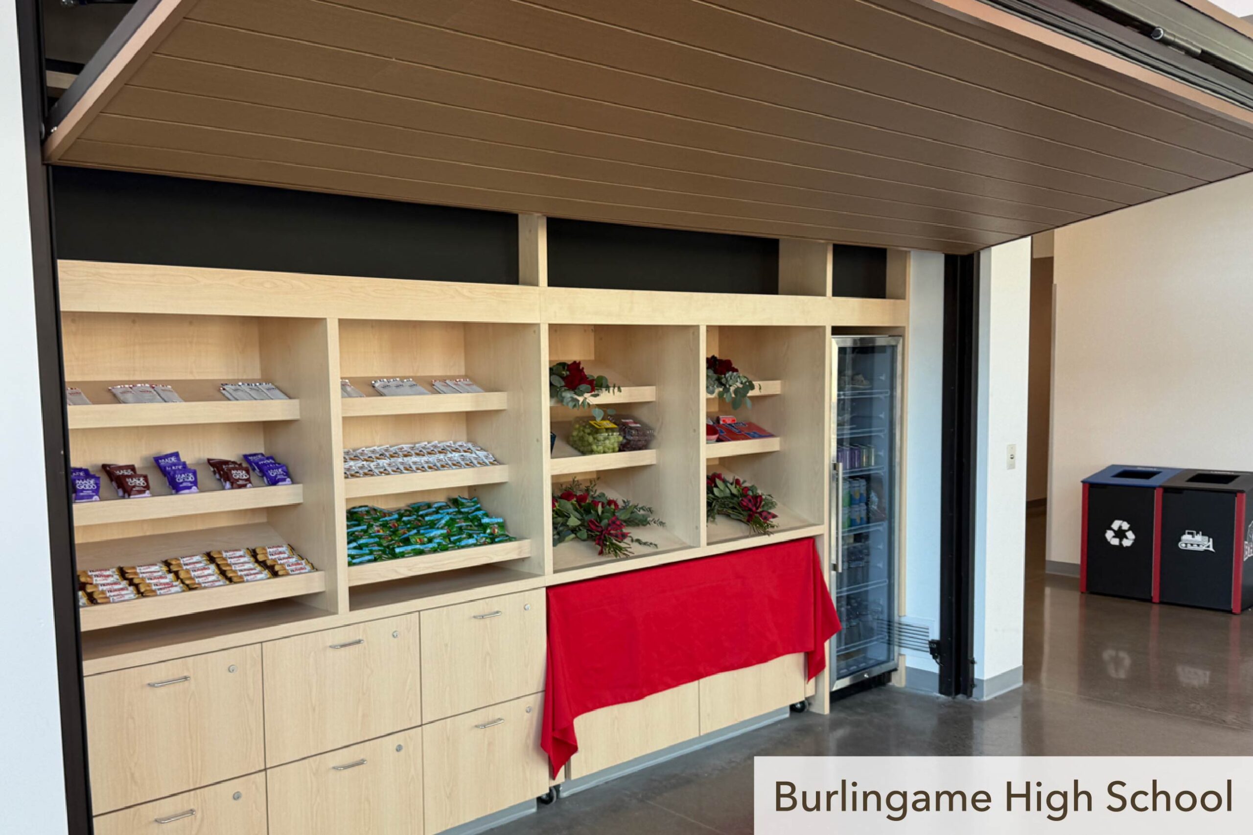 Burlingame High School Gym Ribbon Cutting event