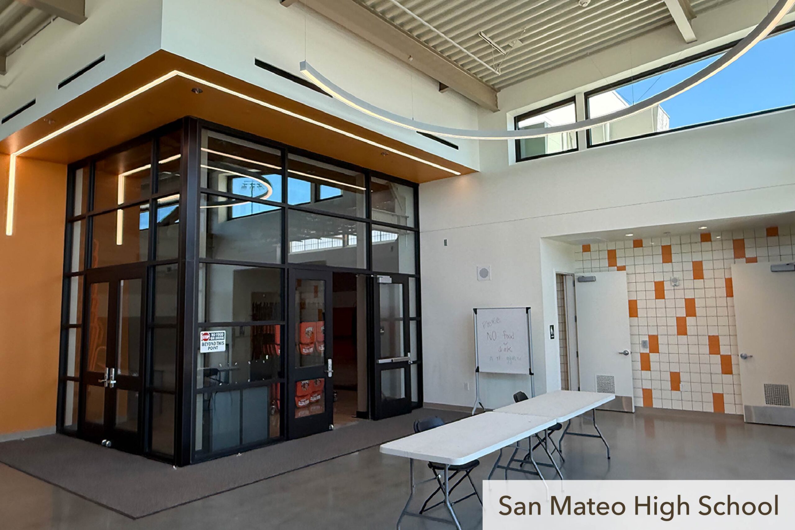 San Mateo High School Gym Ribbon Cutting event