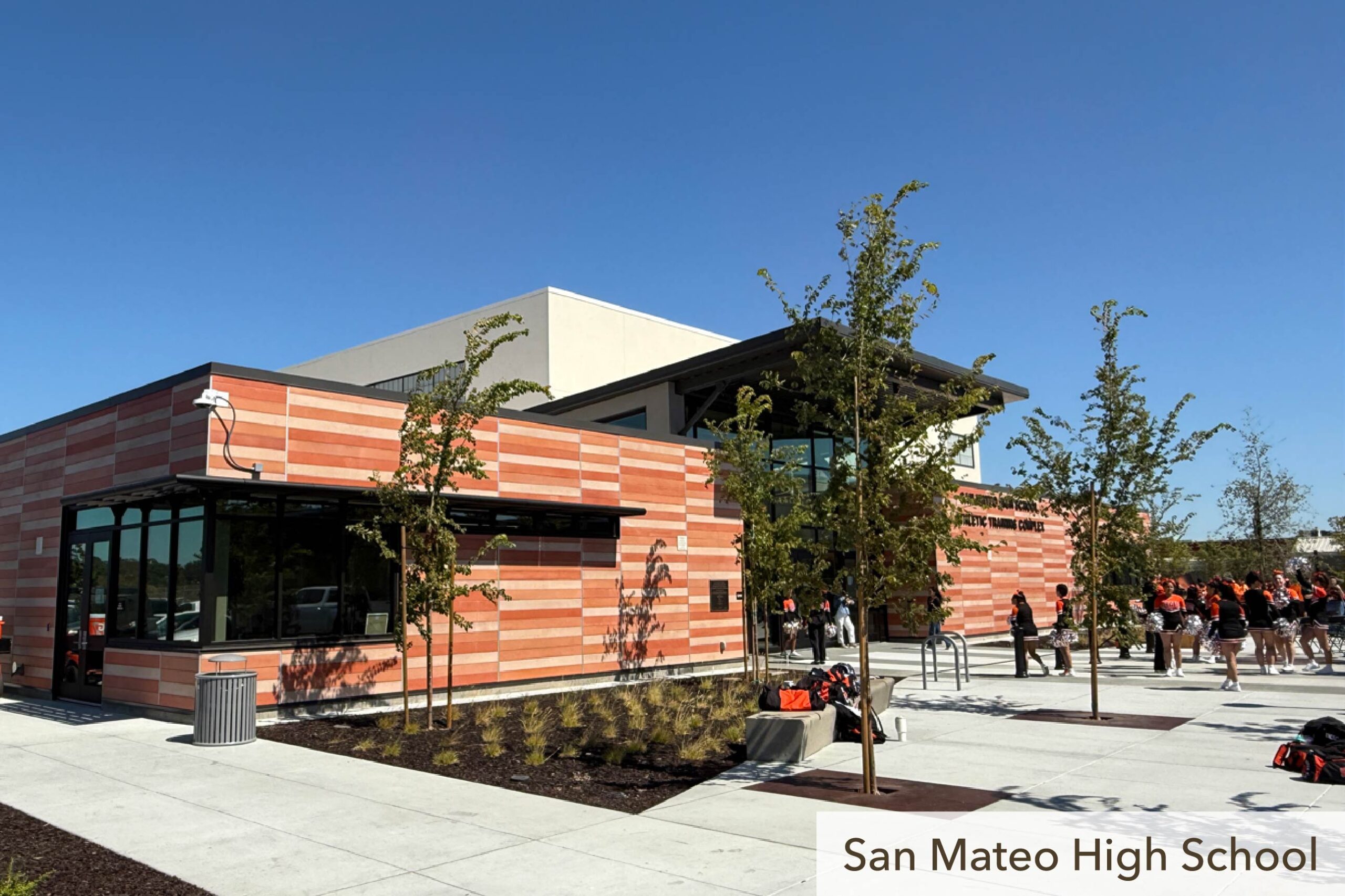San Mateo High School Gym Ribbon Cutting event