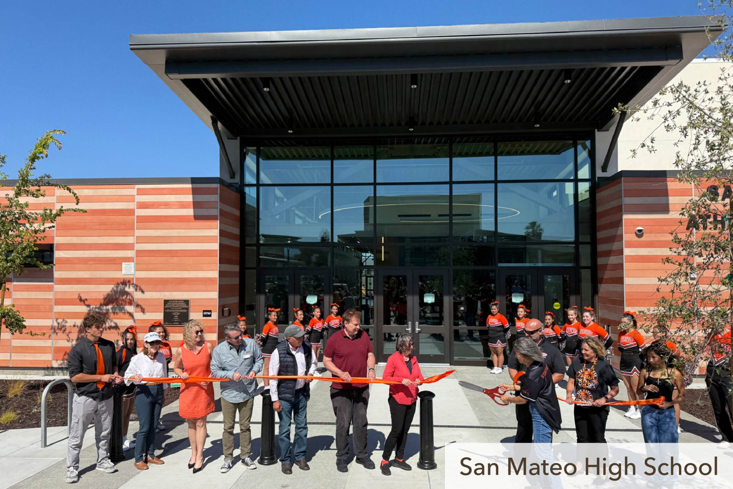 San Mateo High School Gym Ribbon Cutting event