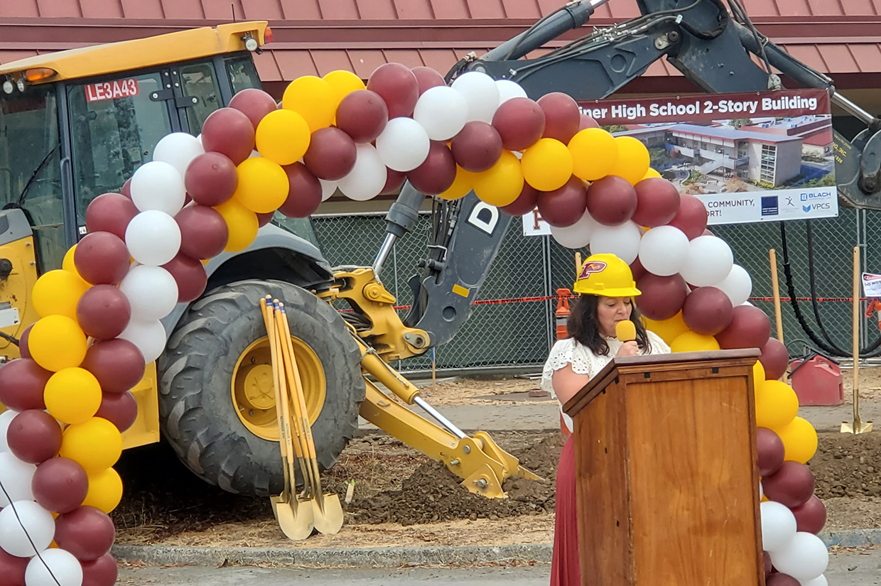 Piner HS Classroom (Folia) Groundbreaking event