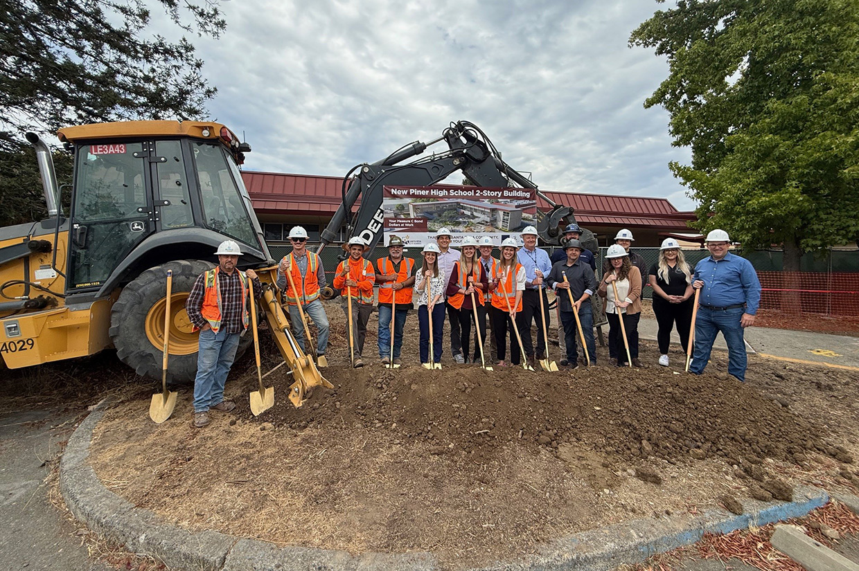 Piner HS Classroom (Folia) Groundbreaking event