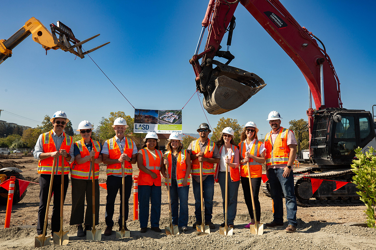Los Altos SD - San Antonio Campus Groundbreaking event