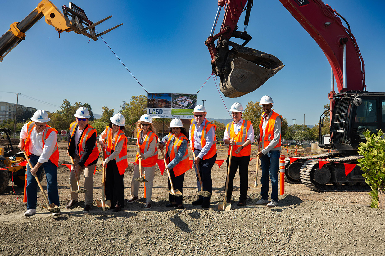 Los Altos SD - San Antonio Campus Groundbreaking event