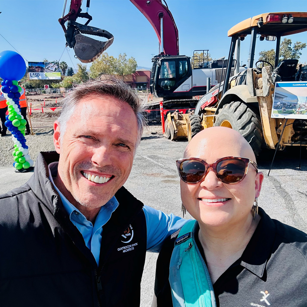 Nick and Justine LASD groundbreaking event