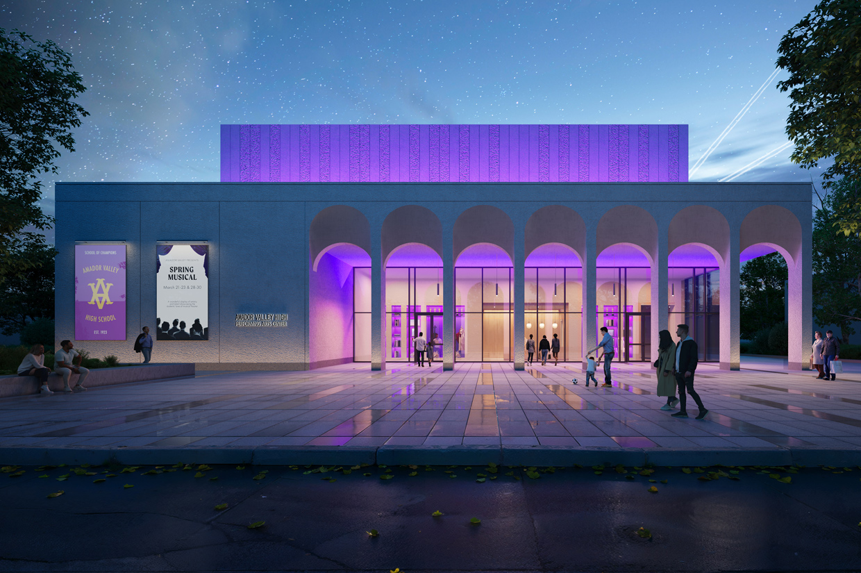 Amador Valley High School, New Performing Arts Center - Rendering